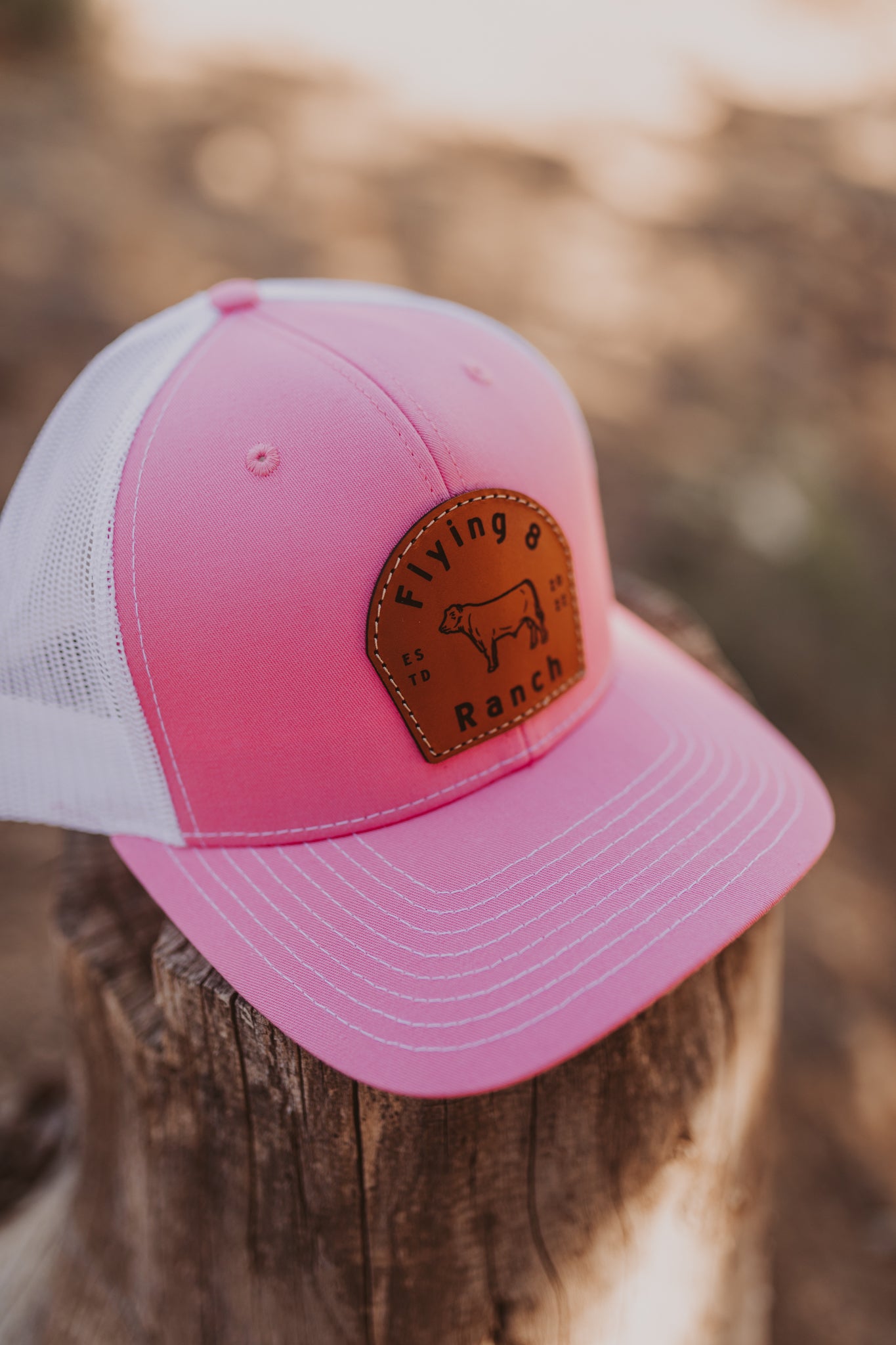 F8R Hat | Hot Pink/White