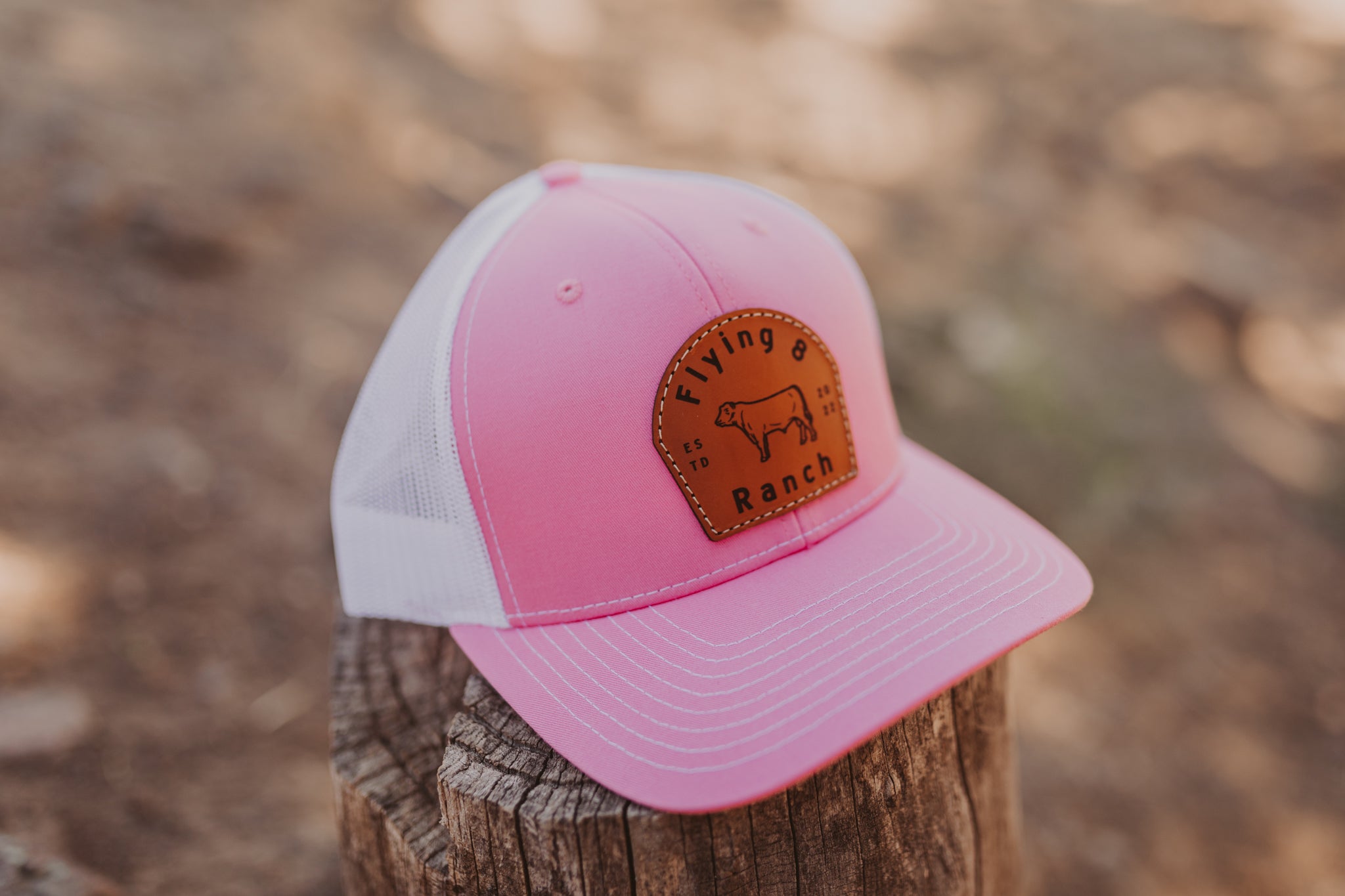 F8R Hat | Hot Pink/White